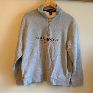 Polo Quarter Zip Sweatshirt